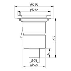 Line Drawing - Drain-Vinyl-232