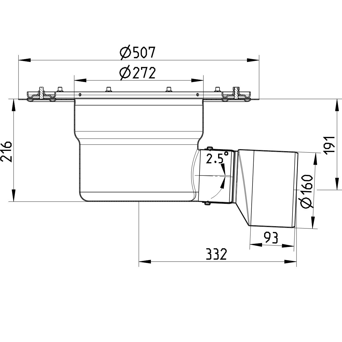 Line Drawing - Lower part-250